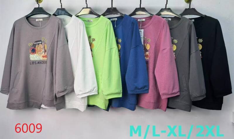 Bluzki damskie Roz M/L-XL-2XL, Mix Kolor Paczka 12 szt